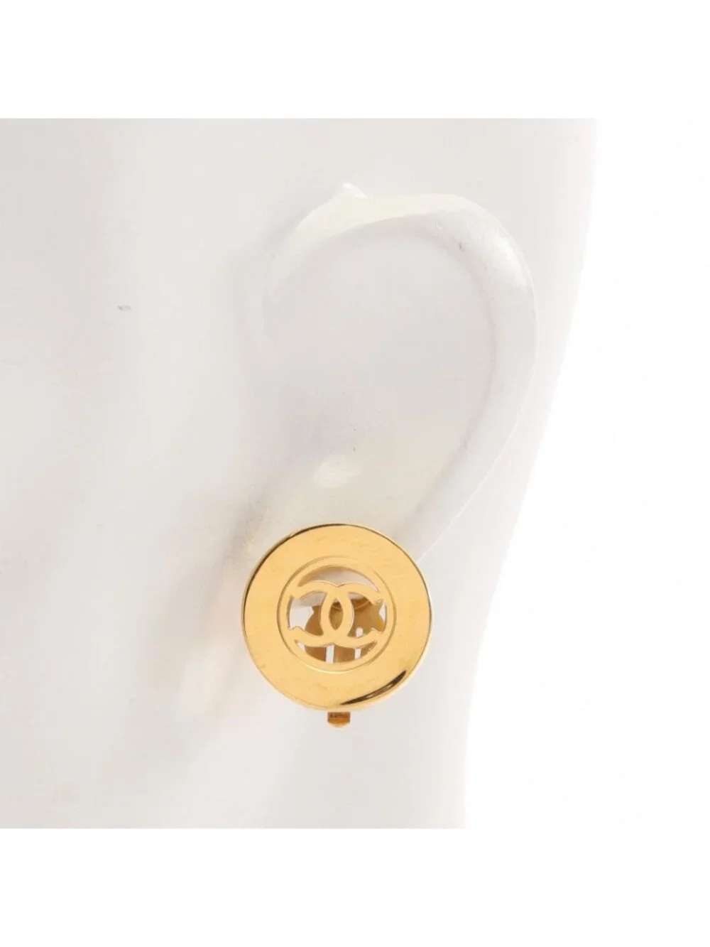 Chanel Earrings CC Logo Circle